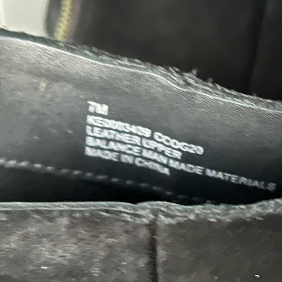 Kork Ease Kecia Black Leather Suede Ankle Zip Bootie Boots Size 7M KE0003409 - Picture 5 of 8